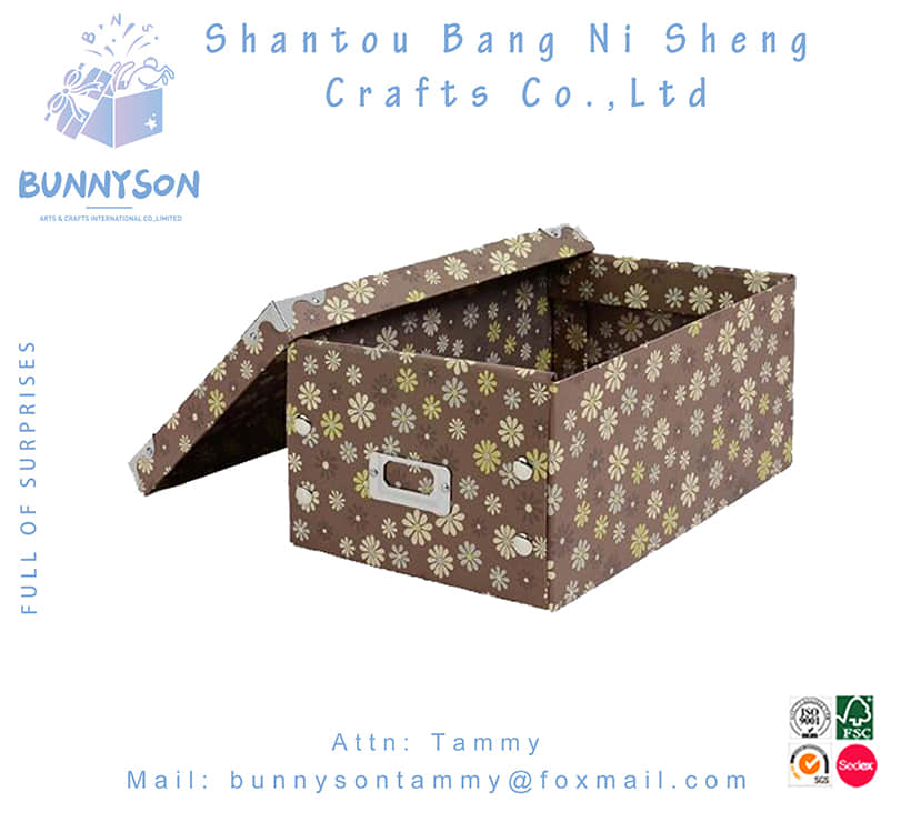 Paper File Folders Document Stationery Storage Carton Box BNS-O-071002-2