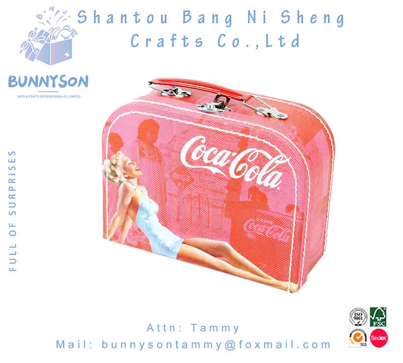 Paper Suitcase Wedding Card Box Album Gift Box BNS-S-0628-1