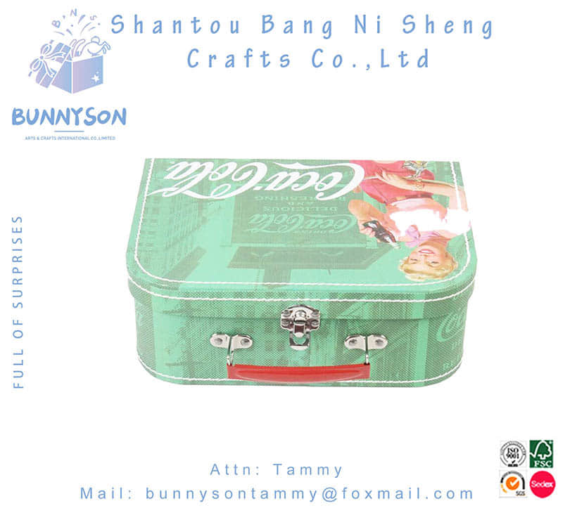 Paper Suitcase Wedding Card Box Album Gift Box BNS-S-0628-1