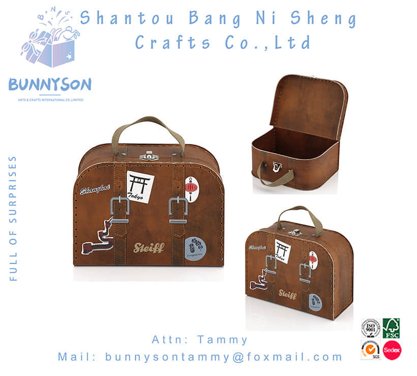 Luxury Cardboard Suitcase Gift Box Baby BNS-S-0622-21