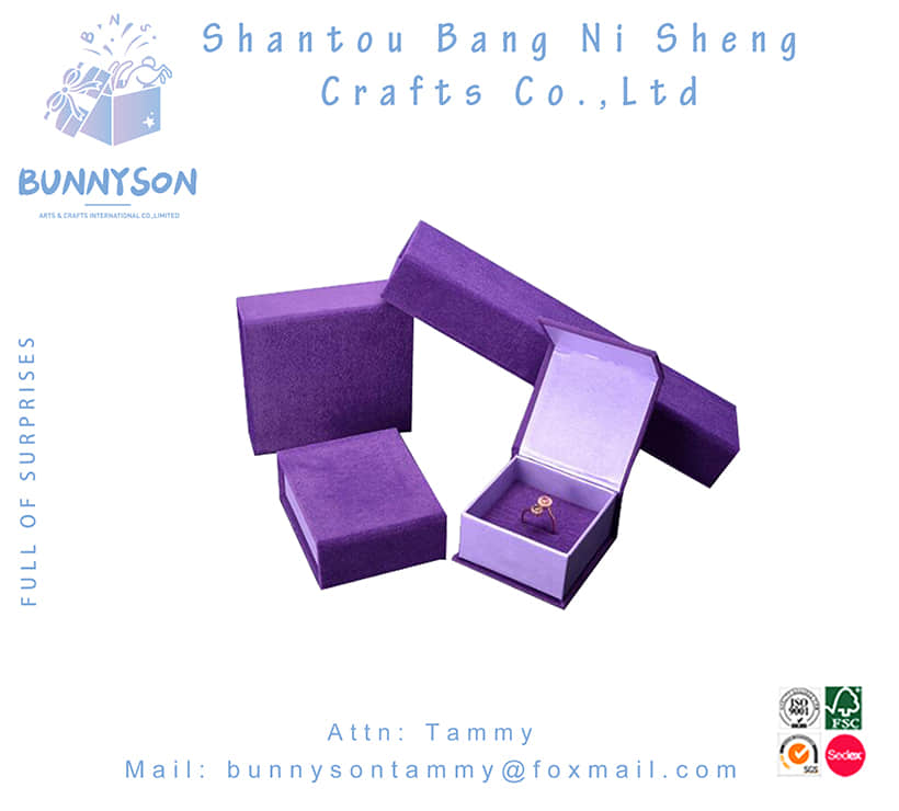 Stylish Paper Jewellery Packaging Boxes BNS-J-622-5