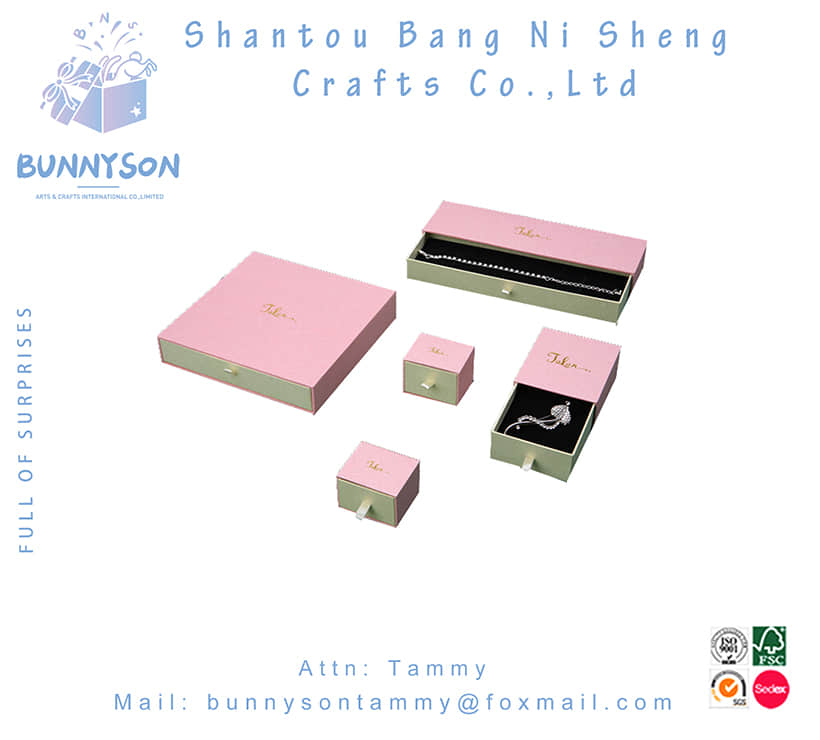 Stylish Paper Jewellery Packaging Boxes BNS-J-622-5