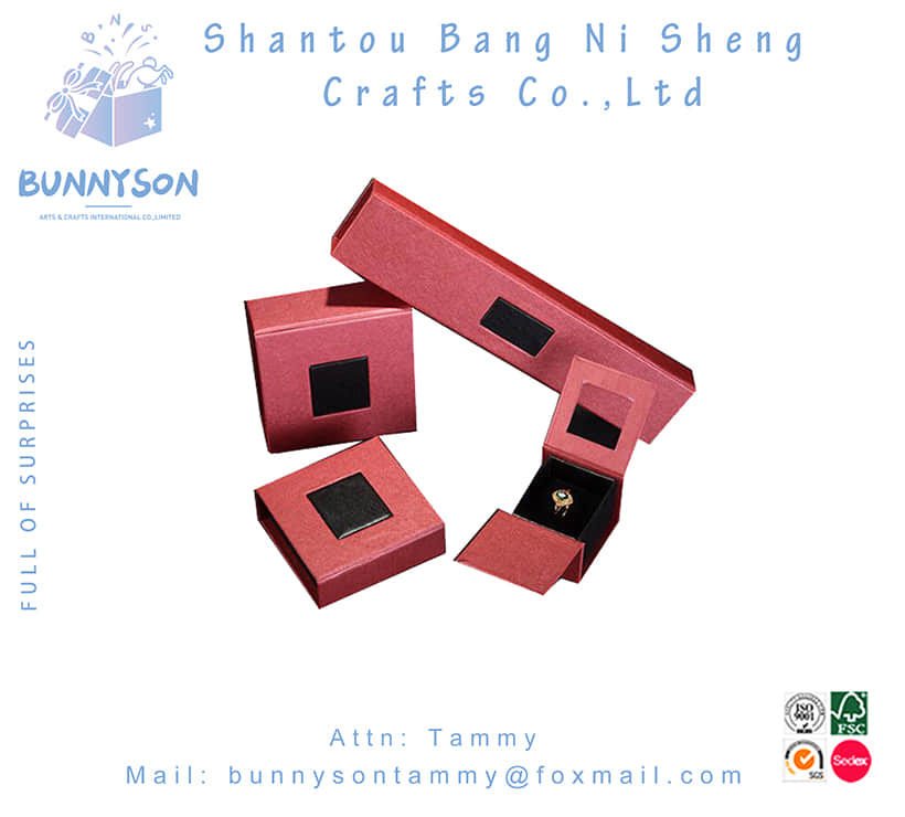 Stylish Paper Jewellery Packaging Boxes BNS-J-622-5