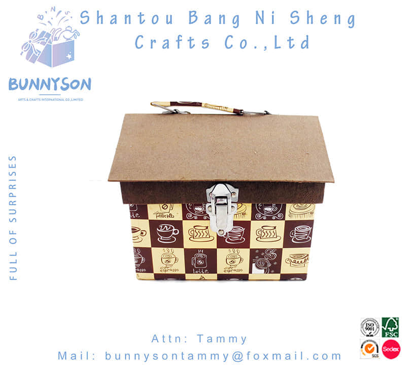 Cardboard Suitcase Box with Handle Wholesale