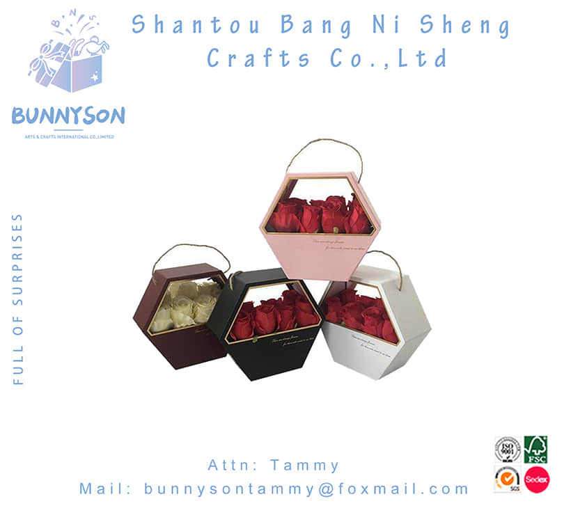 Wholesale Custom Corrugated Flower Packaging Boxes