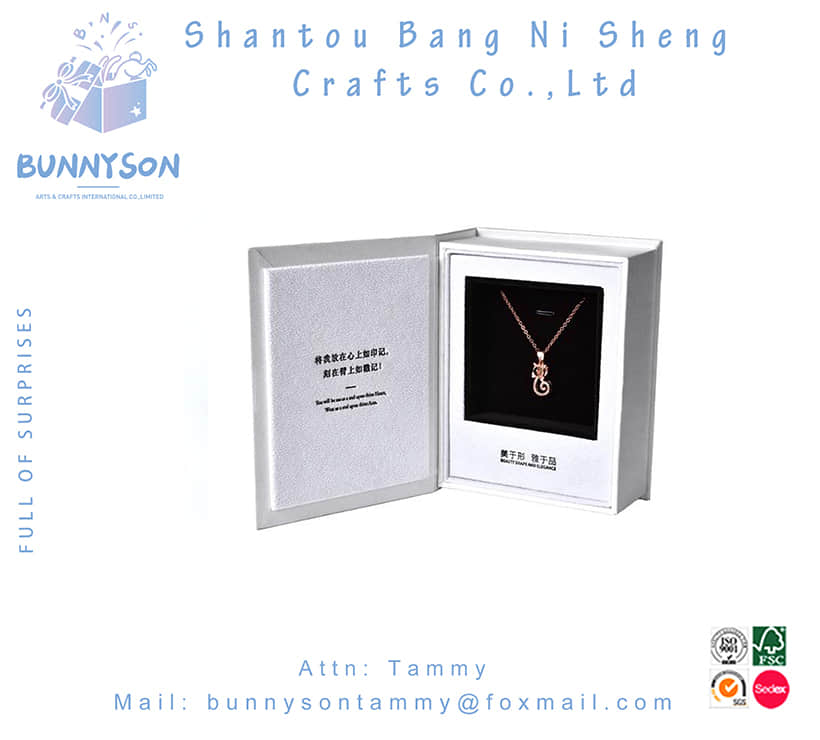 Customizable Wholesale Necklace Jewelry Cardboard Packaging Box