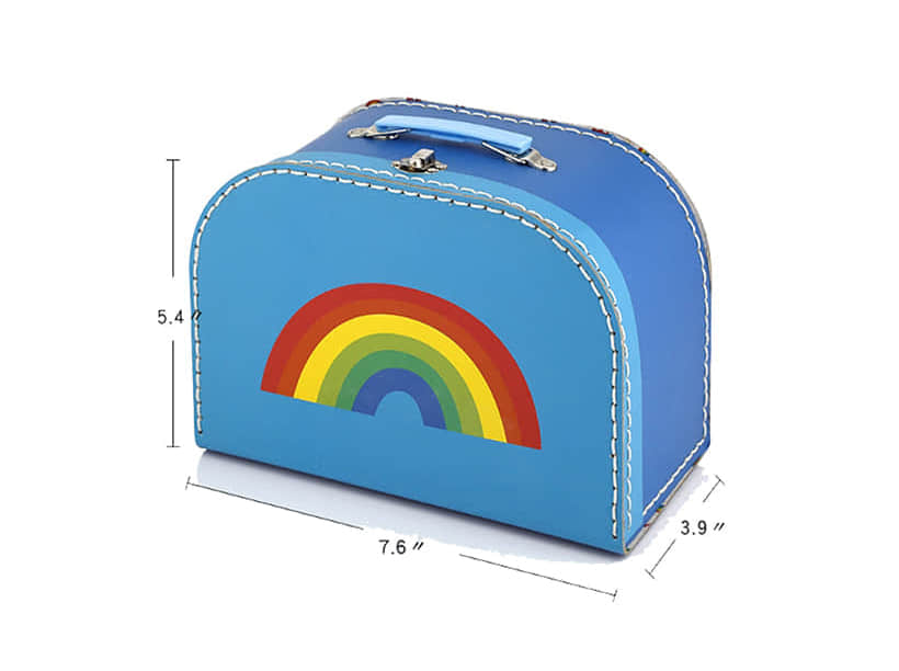 Vintage-style Cardboard Storage Gift Boxes with Handle Make Life More Fun