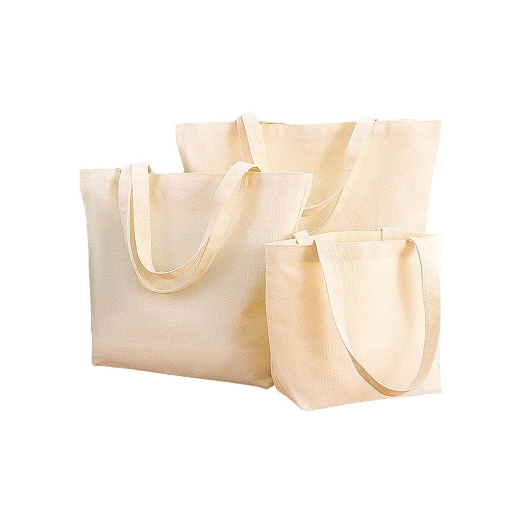 Wholesale Promotional Custom Printing Logo 100% Cotton Grocery Bag Reuseable Shopping Canvas Bag