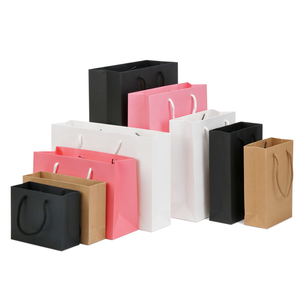 Custom Packaging Bag Wholesale  Paperboard Bag Gift Craft Shopping Paper Bag 