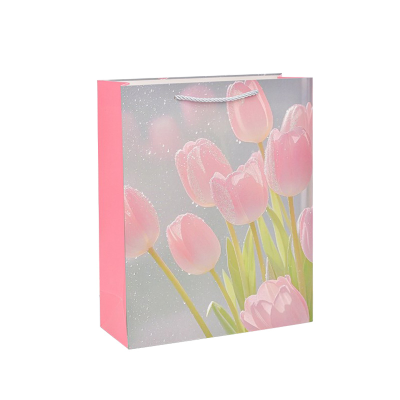 Tulip Shinny Gift Bags with Handles for Birthday Wedding Baby Shower Christmas New Year