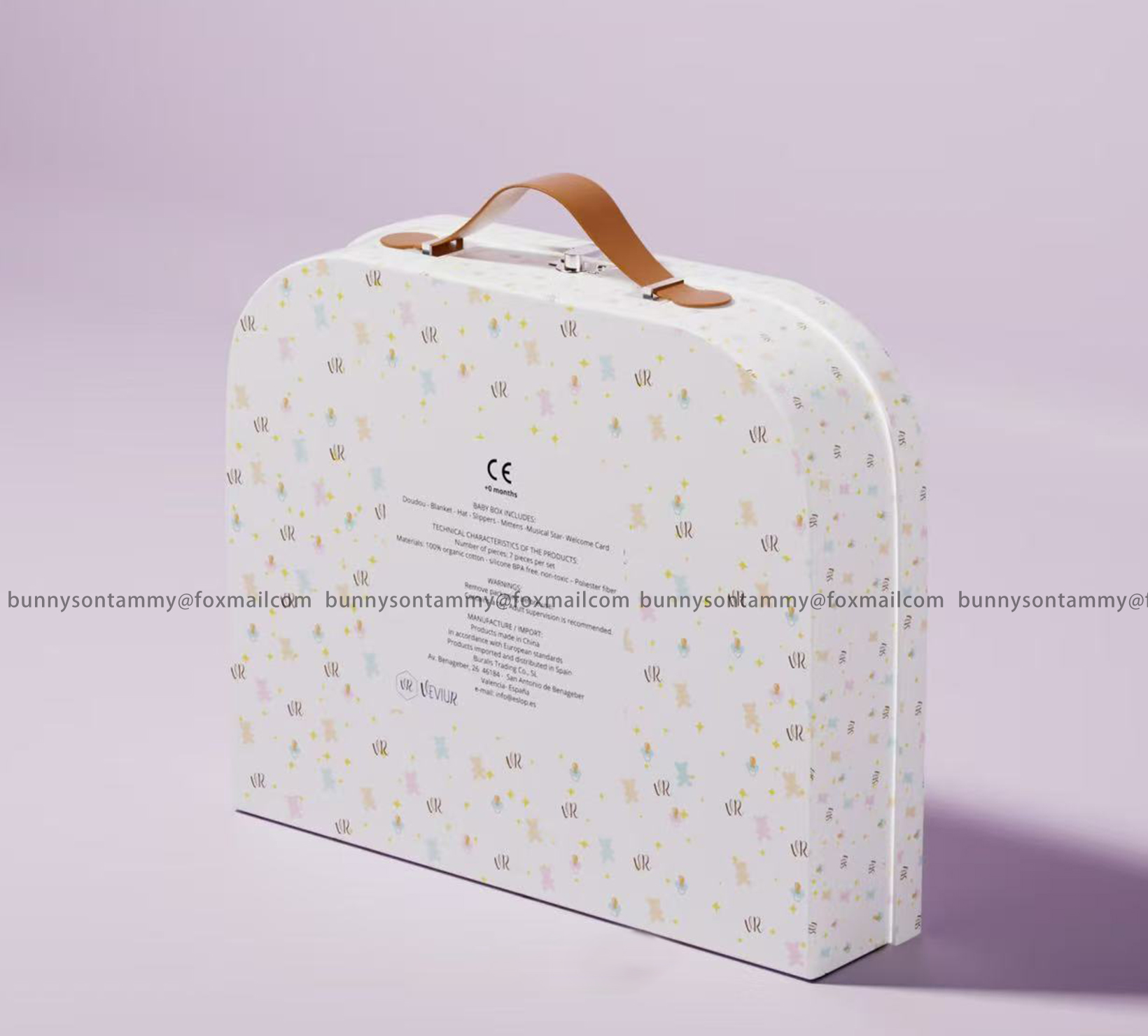 Baby Suitcase Storage Box  Custom Suitcase Gift Paper Box For Baby Items Package
