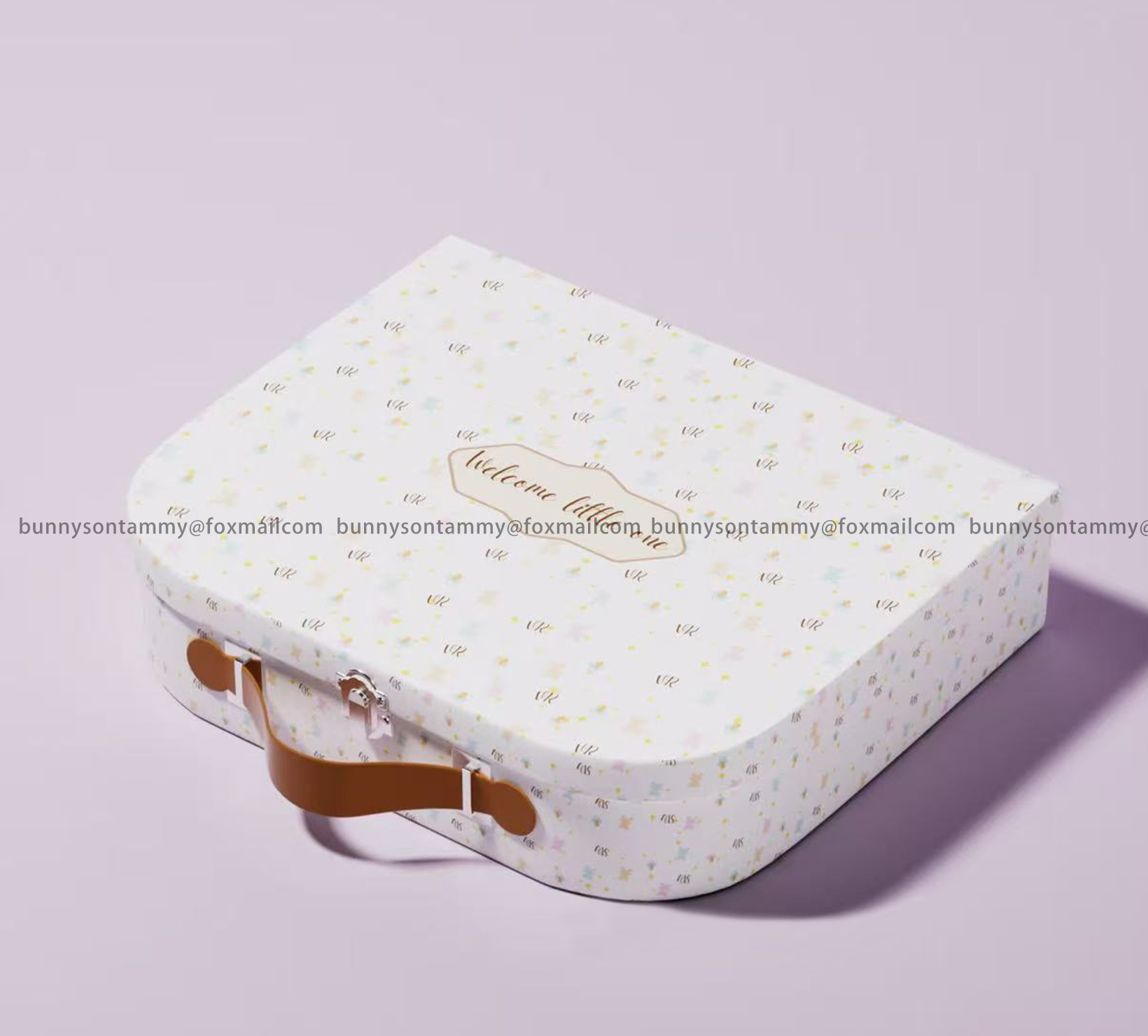 Baby Suitcase Storage Box  Custom Suitcase Gift Paper Box For Baby Items Package