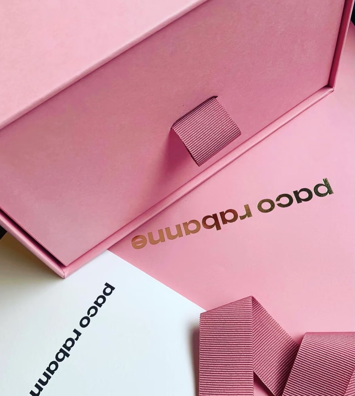 Pink Cardboard Drawer Rigid Box Organizers Stylish Storage Solutions