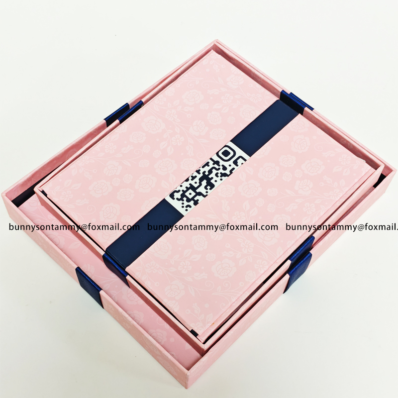 Foldable Two-Piece Gift Box with Ribbon Bow Eco-Friendly Premium Packaging